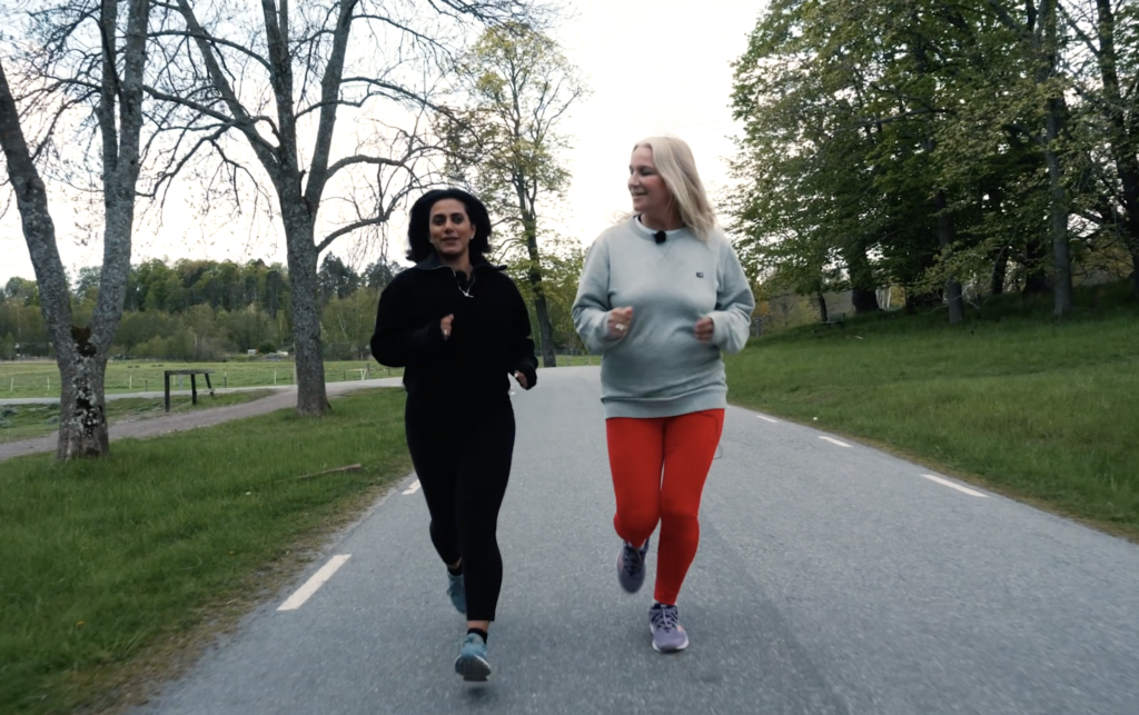 Ann möter Anitha Clemence - MAMA RUN - Sverige Springer